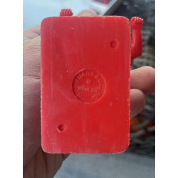 Vintage #26 MARX PRO BOWL LIVE ACTION FOOTBALL GAME FIGURE Red Electronic - Picture 5 of 5